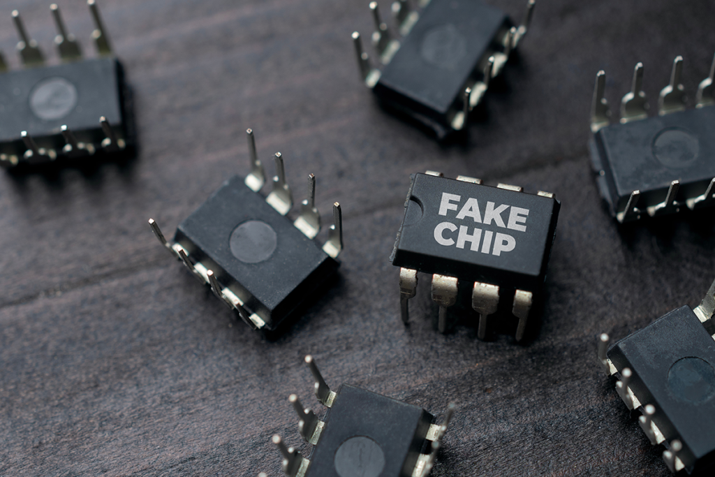 PCBA components that look identical with one PCBA part reading fake chip