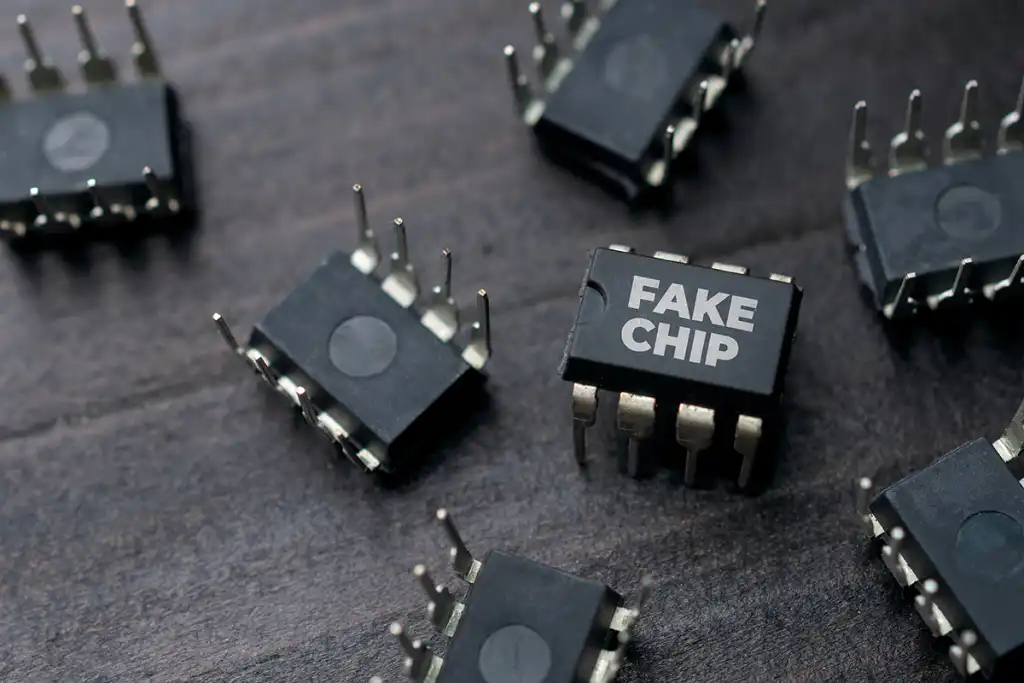 PCBA components that look identical with one PCBA part reading fake chip