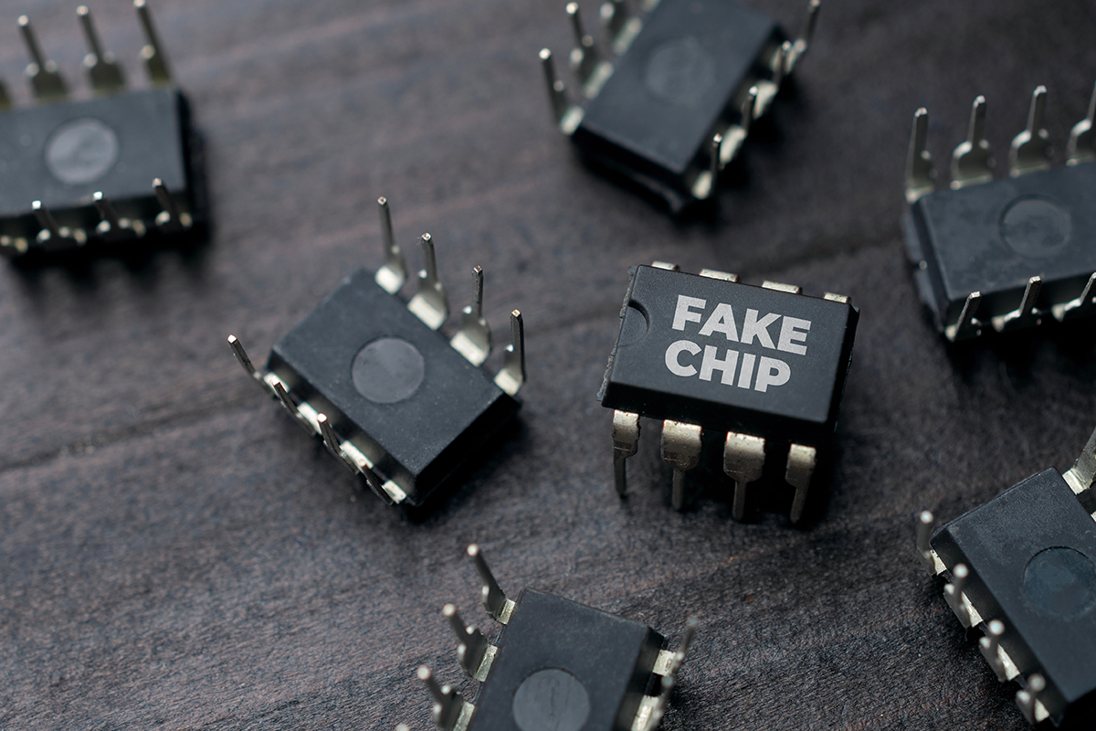 PCBA components that look identical with one PCBA part reading fake chip